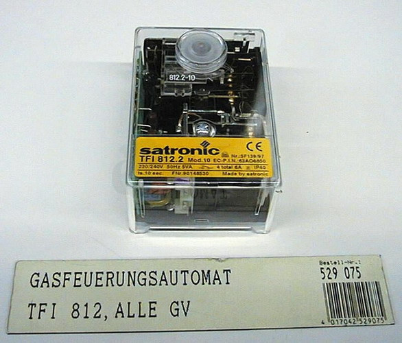 Gasfeuerungsautomat Satronic TFI 812