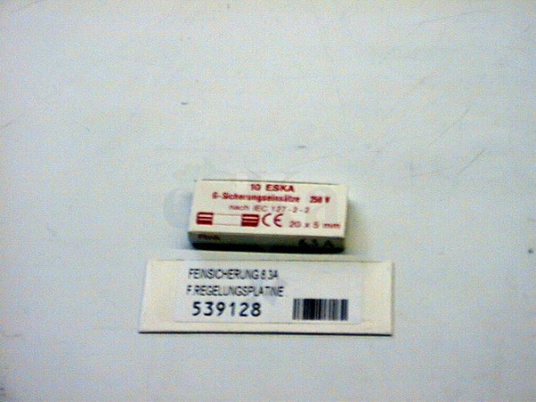 Feinsicherung 5 x 20, T6,3 A (10 Stück)