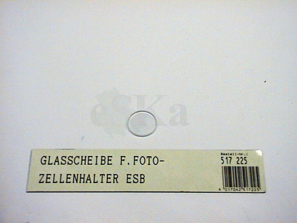 Glasscheibe FZ 711 u. MZ 770