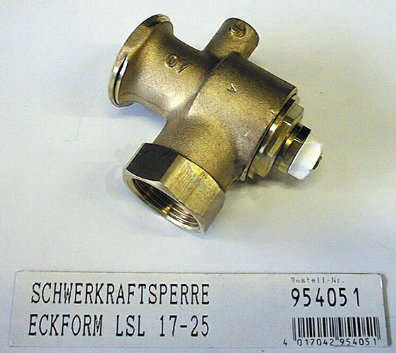 Eck-Schwerkraftsperre für 150 l Speicher